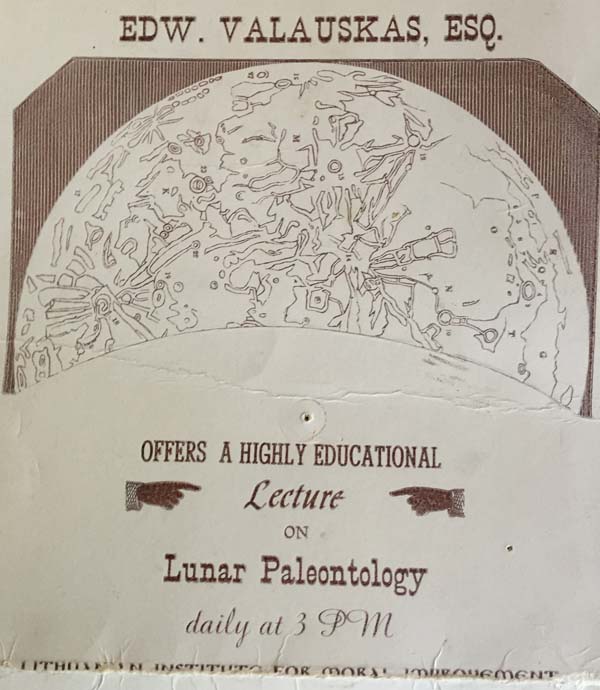 Paleontology of the Moon Lecture